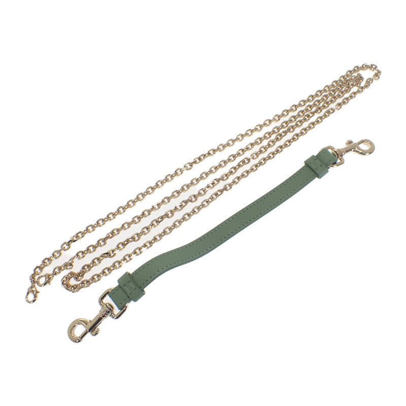 ディオール Dior Call'in Dior フォンホルダー S0872ONMJ_M59H ショルダーバッグ ラムスキン ミントグリーン ゴールド金具 レディース【中古】【Aランク】