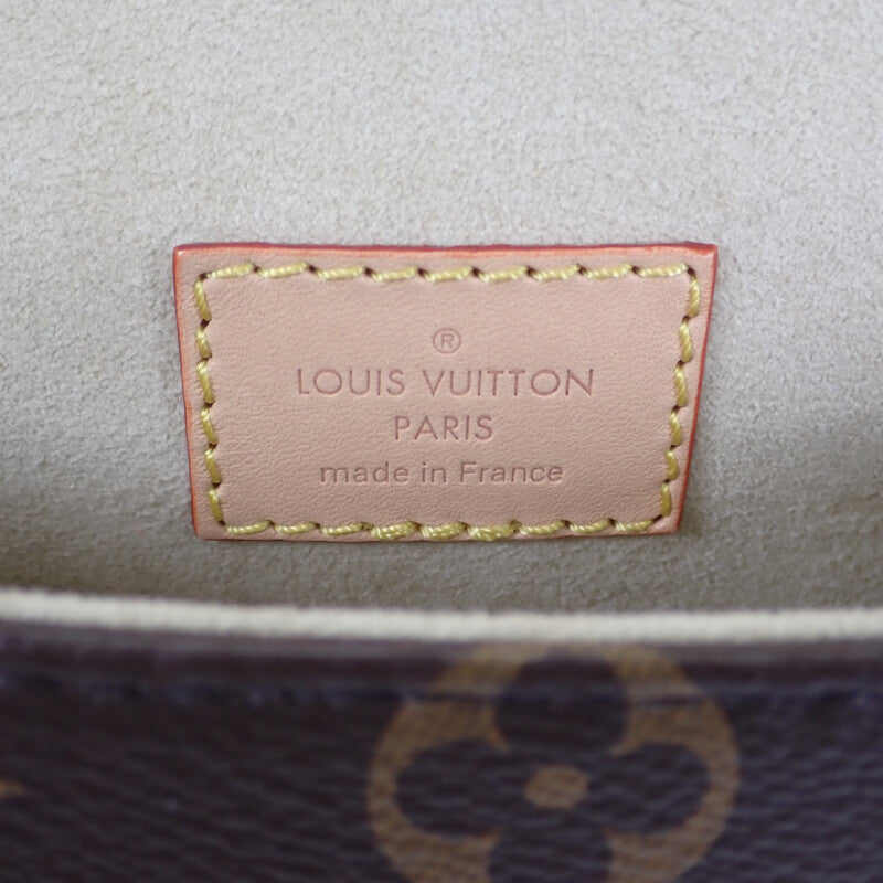 ルイヴィトン LOUIS VUITTON ソミュールBB M46740 モノグラム ショルダーバッグ モノグラムキャンバス ヌメ革 ブラウン ゴールド金具 レディース【中古】【Aランク】