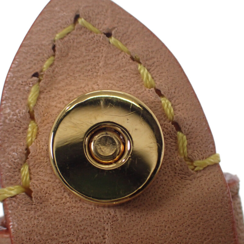 ルイヴィトン LOUIS VUITTON ソミュールBB M46740 モノグラム ショルダーバッグ モノグラムキャンバス ヌメ革 ブラウン ゴールド金具 レディース【中古】【Aランク】