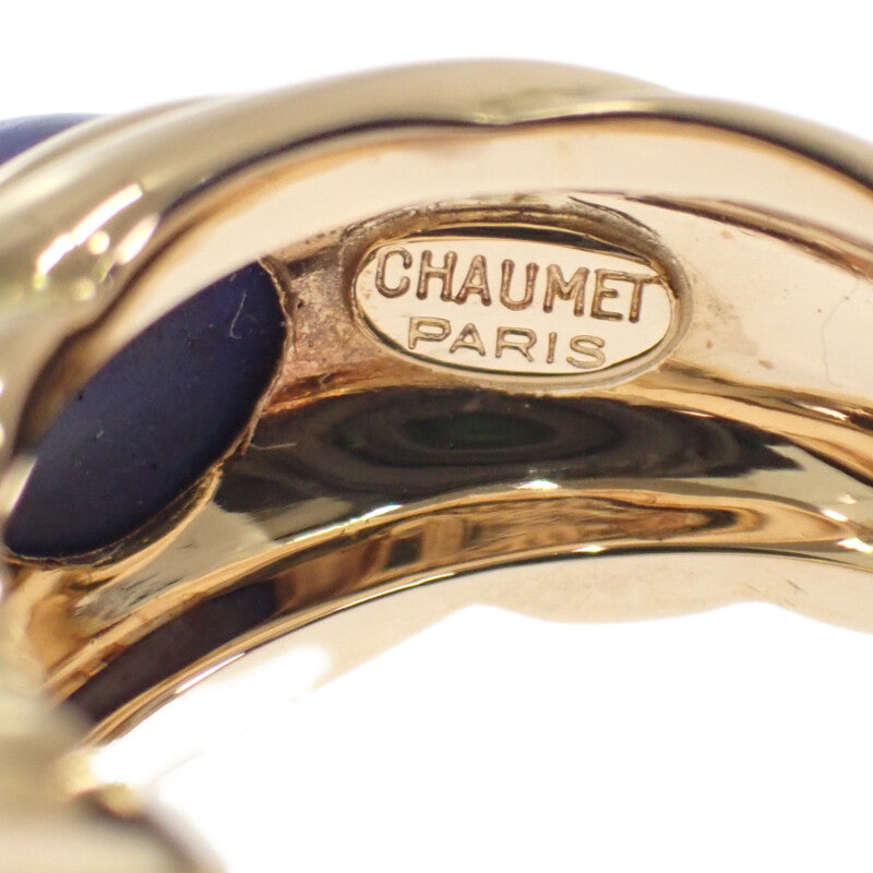 ショーメ Chaumet カボションカット 指輪 12号 リング K18イエローゴールド ラピスラズリ レディース【中古】【Aランク】