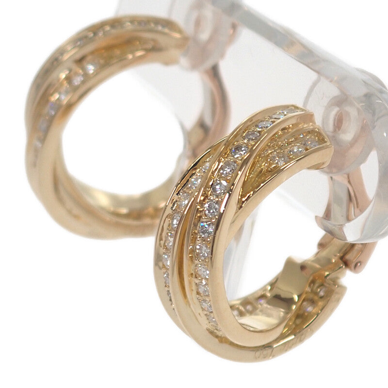 カルティエ CARTIER トリニティ イヤリング イヤリング K18イエローゴールド ダイヤモンド レディース【中古】【Aランク】