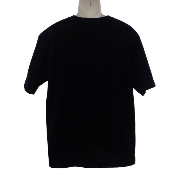 プラダ PRADA ジャージーTシャツ XXXXL UTN661_11CK_F0002_S_221 半袖Ｔシャツ コットン ナイロン ブラック シルバー金具 メンズ【中古】【Aランク】