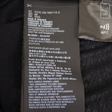 プラダ PRADA ジャージーTシャツ XXXXL UTN661_11CK_F0002_S_221 半袖Ｔシャツ コットン ナイロン ブラック シルバー金具 メンズ【中古】【Aランク】