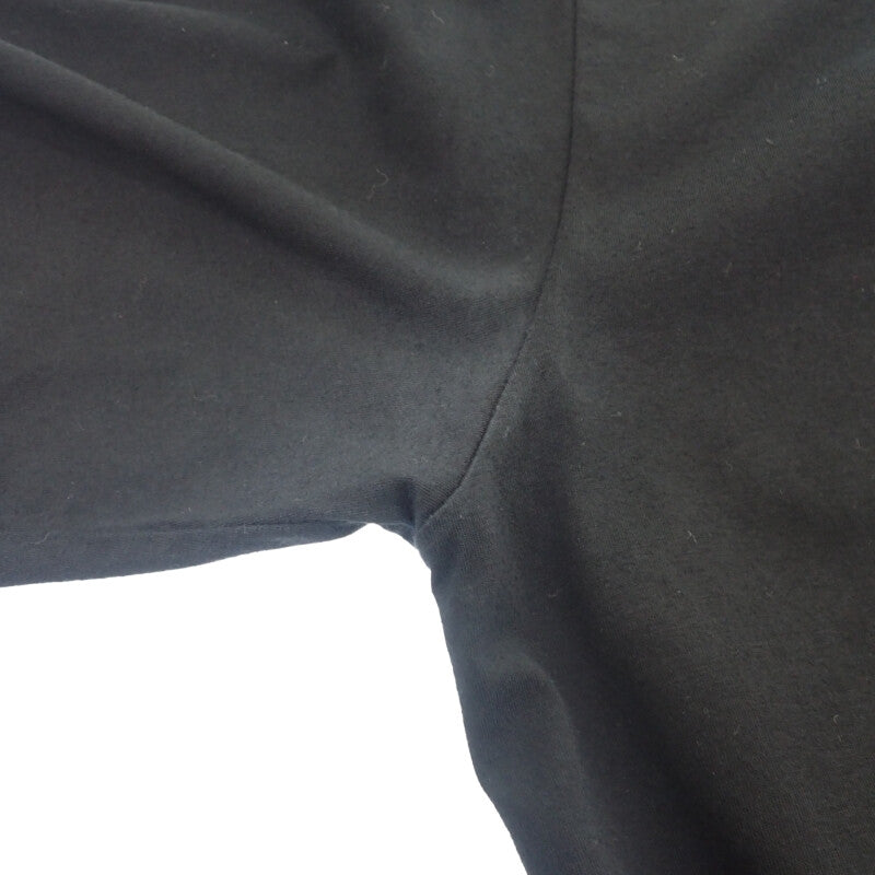 プラダ PRADA ジャージーTシャツ XXXXL UTN661_11CK_F0002_S_221 半袖Ｔシャツ コットン ナイロン ブラック シルバー金具 メンズ【中古】【Aランク】