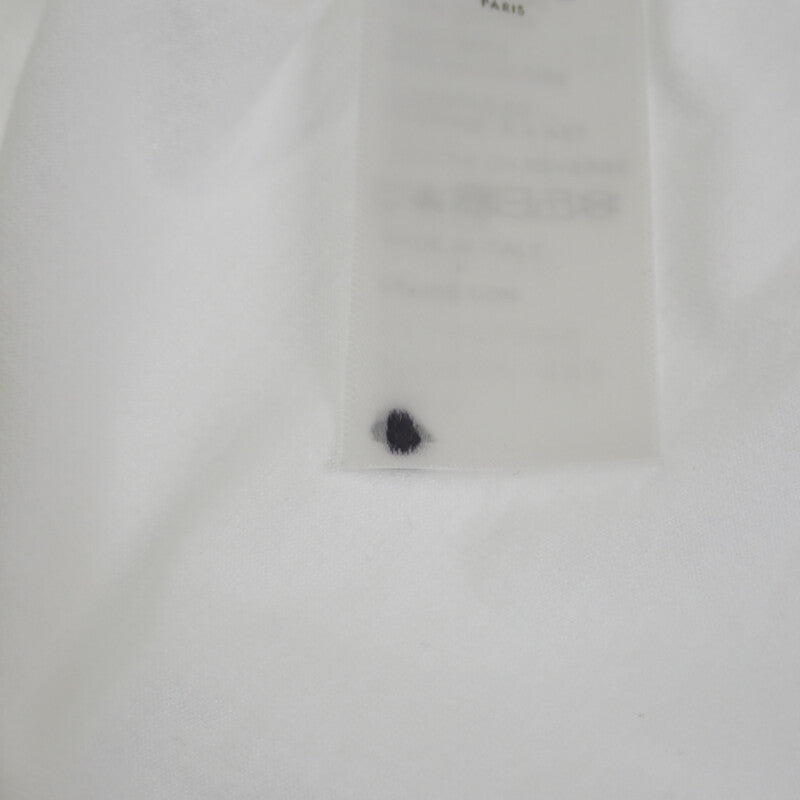 セリーヌ CELINE ルーズ Tシャツ M 2X681671Q.01CC 半袖Ｔシャツ コットン チョーク ブラック レディース メンズ【中古】【ABランク】