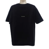 ジバンシー Givenchy ロゴ刺繍入り XL BM716G3YCD 半袖Ｔシャツ コットン ブラック レディース メンズ【中古】【ABランク】