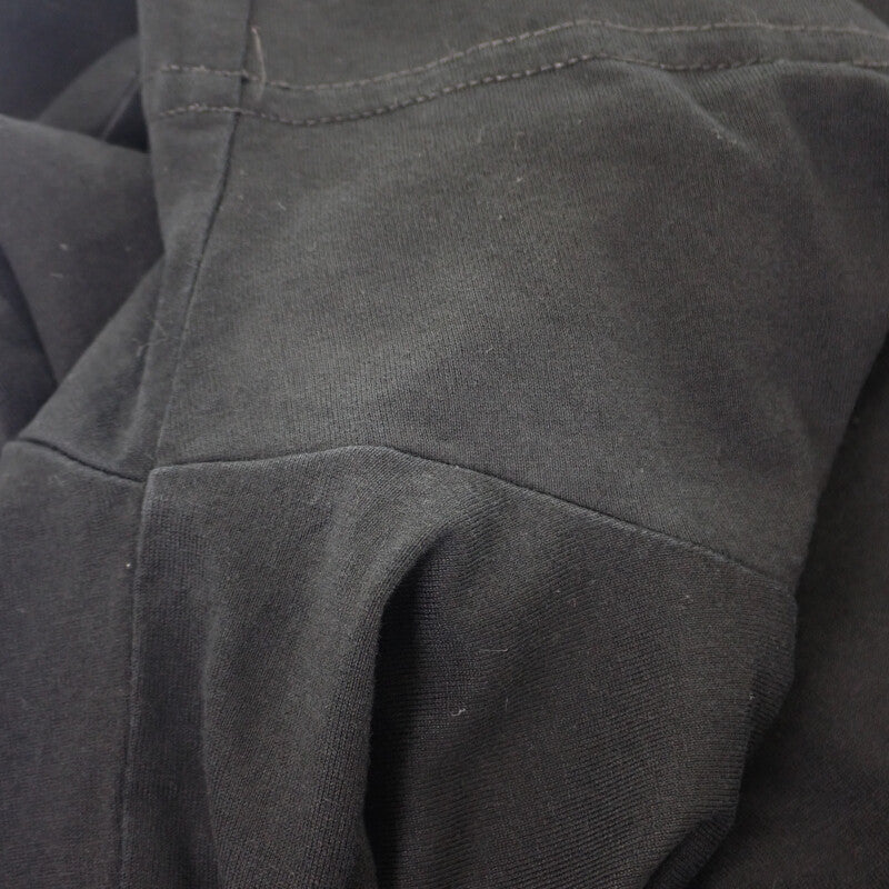 ジバンシー Givenchy ロゴ刺繍入り XL BM716G3YCD 半袖Ｔシャツ コットン ブラック レディース メンズ【中古】【ABランク】