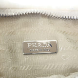 プラダ PRADA Re-Edition 2005ショルダー 1BH2042FLIF0018 2WAYバッグ ハンドバッグ ショルダーバッグ ウール カシミヤ ホワイト シルバー金具 レディース【中古】【ABランク】