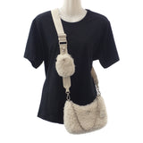 プラダ PRADA Re-Edition 2005ショルダー 1BH2042FLIF0018 2WAYバッグ ハンドバッグ ショルダーバッグ ウール カシミヤ ホワイト シルバー金具 レディース【中古】【ABランク】