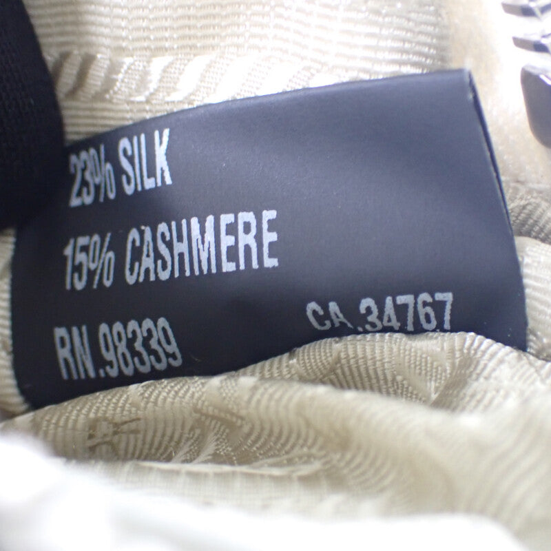 プラダ PRADA Re-Edition 2005ショルダー 1BH2042FLIF0018 2WAYバッグ ハンドバッグ ショルダーバッグ ウール カシミヤ ホワイト シルバー金具 レディース【中古】【ABランク】