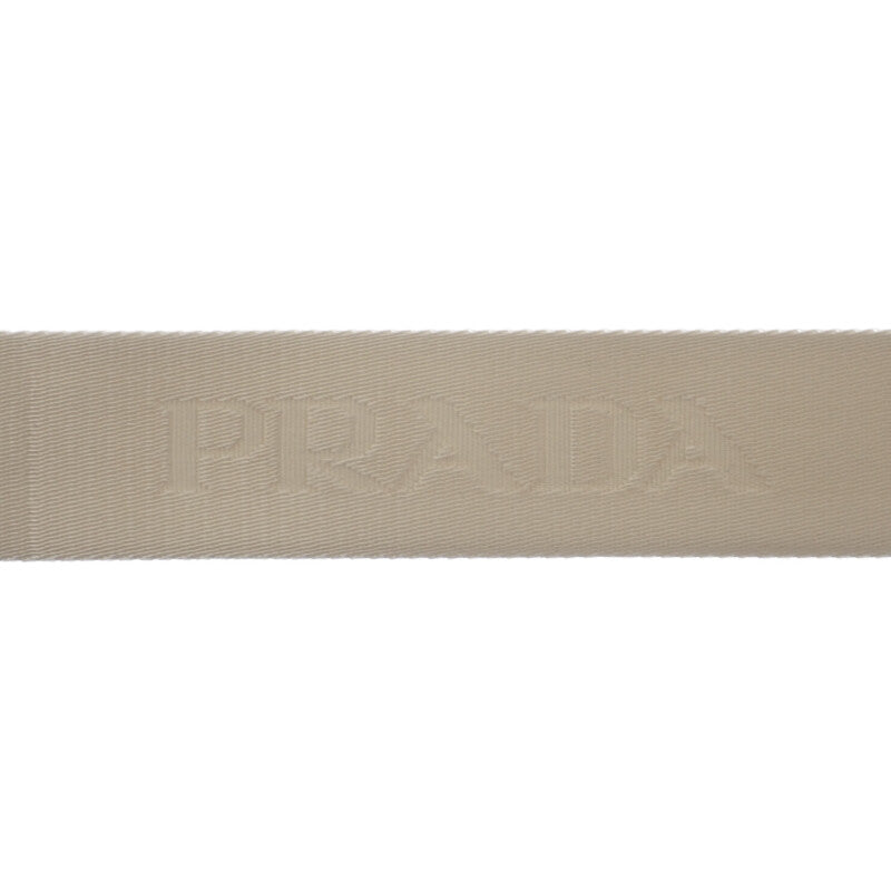 プラダ PRADA Re-Edition 2005ショルダー 1BH2042FLIF0018 2WAYバッグ ハンドバッグ ショルダーバッグ ウール カシミヤ ホワイト シルバー金具 レディース【中古】【ABランク】