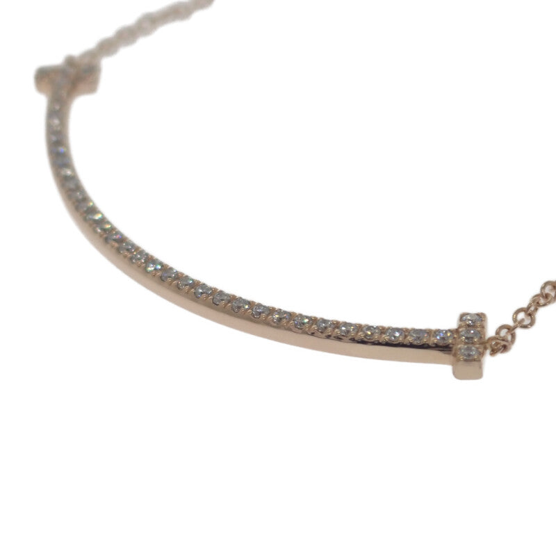 ティファニー TIFFANY&Co. スマイルペンダント 63058815 ネックレス K18ピンクゴールド ダイヤモンド レディース【中古】【Aランク】