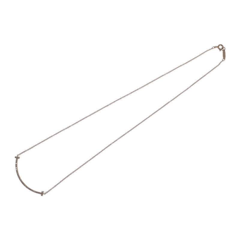 ティファニー TIFFANY&Co. スマイルペンダント 63058815 ネックレス K18ピンクゴールド ダイヤモンド レディース【中古】【Aランク】