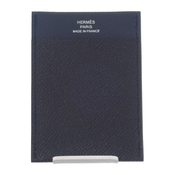 エルメス HERMES MC2 ガマ カードケース ヴォーエプソン ノワール ブルーニュイ メンズ レディース ユニセックス【中古】【Aランク】