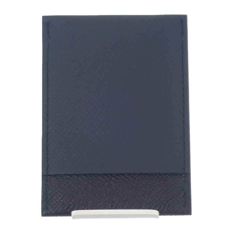 エルメス HERMES MC2 ガマ カードケース ヴォーエプソン ノワール ブルーニュイ メンズ レディース ユニセックス【中古】【Aランク】