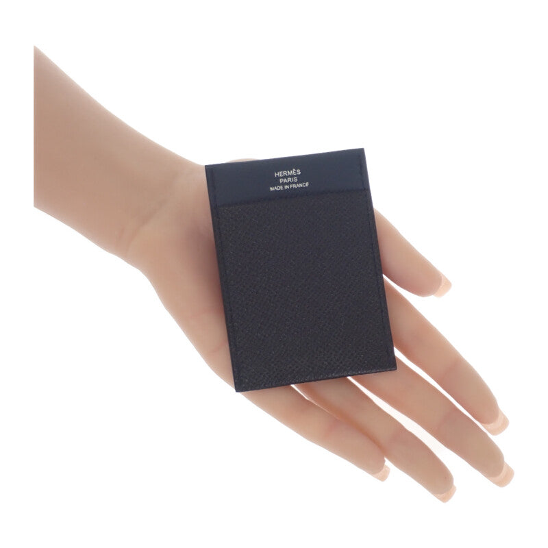 エルメス HERMES MC2 ガマ カードケース ヴォーエプソン ノワール ブルーニュイ メンズ レディース ユニセックス【中古】【Aランク】