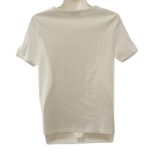 セリーヌ CELINE アンカー 70’s クルーネック M 2X80D671Q.01MA 半袖Ｔシャツ コットン ホワイト ネイビー レディース【中古】【Aランク】