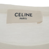 セリーヌ CELINE アンカー 70’s クルーネック M 2X80D671Q.01MA 半袖Ｔシャツ コットン ホワイト ネイビー レディース【中古】【Aランク】