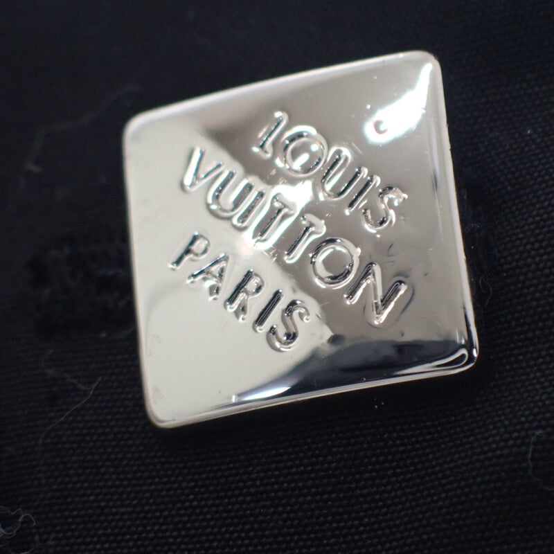 ルイヴィトン LOUIS VUITTON シルバーモノグラム Tシャツ L 半袖Ｔシャツ コットン ホワイト ブラック レディース【中古】【ABランク】