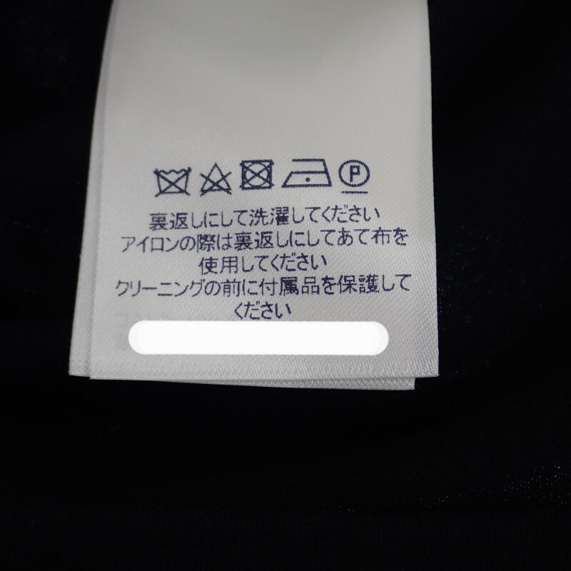 ルイヴィトン LOUIS VUITTON シルバーモノグラム Tシャツ L 半袖Ｔシャツ コットン ホワイト ブラック レディース【中古】【ABランク】