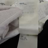 ルイヴィトン LOUIS VUITTON シルバーモノグラム Tシャツ L 半袖Ｔシャツ コットン ホワイト ブラック レディース【中古】【ABランク】