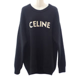 セリーヌ CELINE オーバーサイズ S 2A19R423P.38NO セーター ウール ブラック レディース【中古】【Aランク】