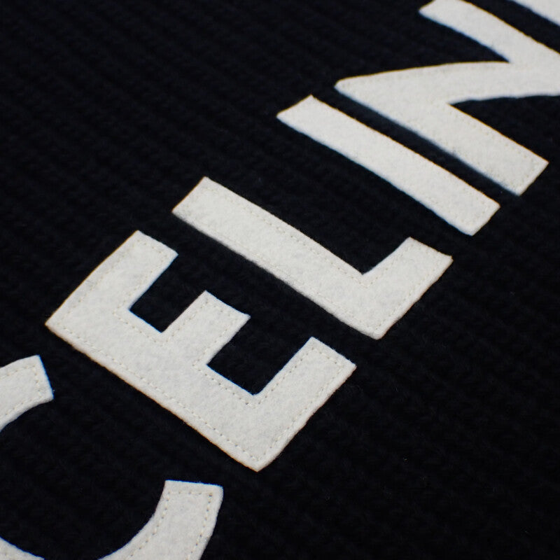 セリーヌ CELINE オーバーサイズ S 2A19R423P.38NO セーター ウール ブラック レディース【中古】【Aランク】