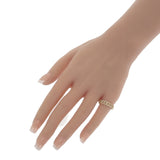 デザインジュエリー 14号 リング K18イエローゴールド ダイヤモンド レディース【中古】【Aランク】