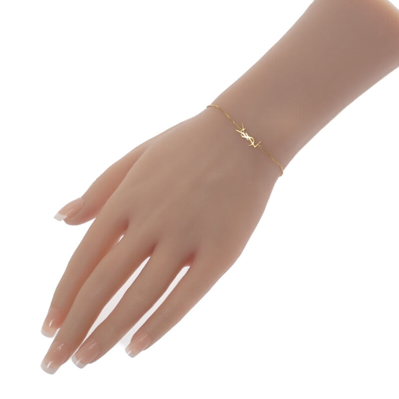 サンローラン SAINT LAURENT カサンドラチャーム 635533Y15008030 ブレスレット メタル ゴールド レディース【中古】【Aランク】