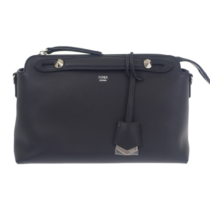 フェンディ FENDI バイザウェイミディアム 8BL146 2WAYバッグ ショルダーバッグ カーフスキン ブラック シルバー金具 レディース【中古】【Aランク】