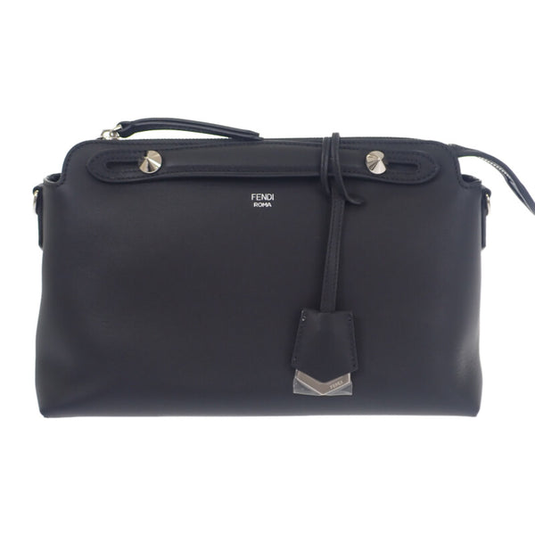 フェンディ FENDI バイザウェイミディアム 8BL146 2WAYバッグ ショルダーバッグ カーフスキン ブラック シルバー金具 レディース【中古】【Aランク】