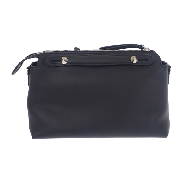 フェンディ FENDI バイザウェイミディアム 8BL146 2WAYバッグ ショルダーバッグ カーフスキン ブラック シルバー金具 レディース【中古】【Aランク】