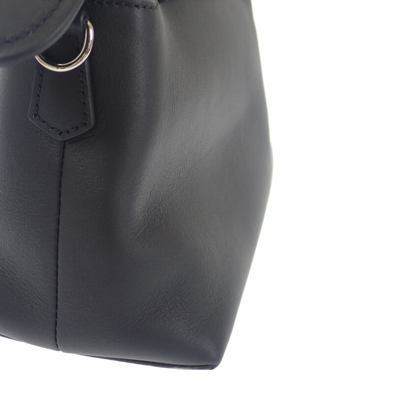 フェンディ FENDI バイザウェイミディアム 8BL146 2WAYバッグ ショルダーバッグ カーフスキン ブラック シルバー金具 レディース【中古】【Aランク】