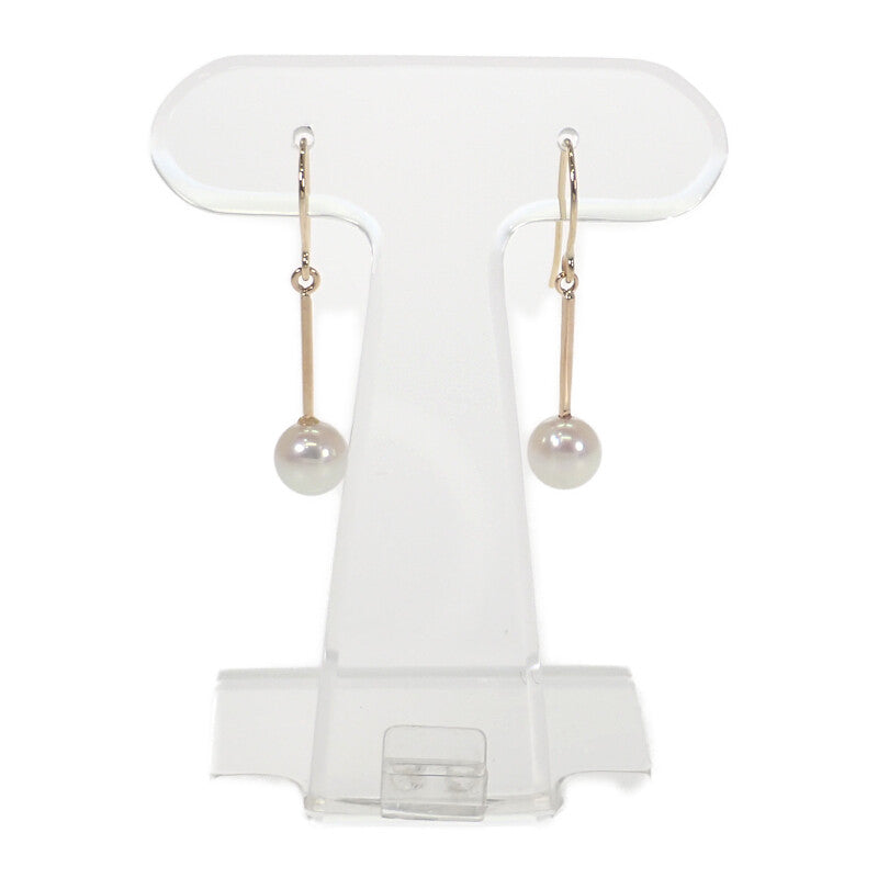 デザインジュエリー パール ピアス K18イエローゴールド パール レディース【中古】【Aランク】