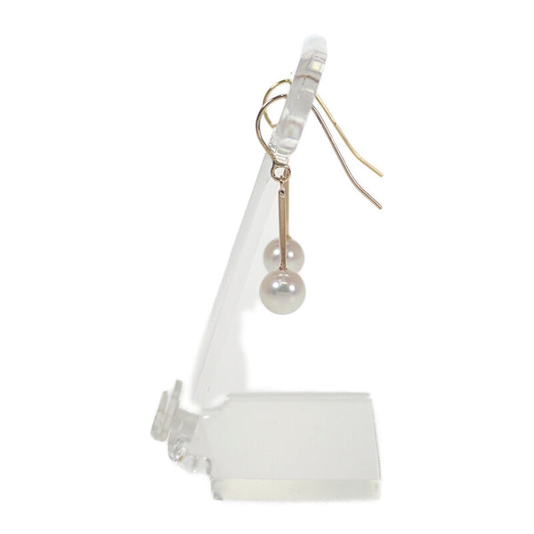 デザインジュエリー パール ピアス K18イエローゴールド パール レディース【中古】【Aランク】