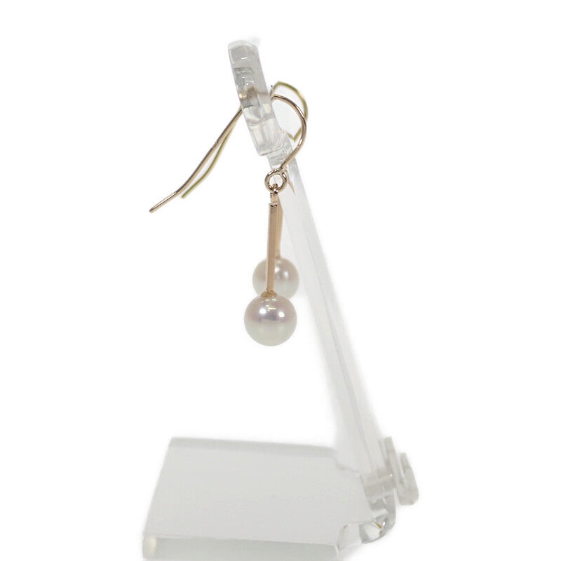 デザインジュエリー パール ピアス K18イエローゴールド パール レディース【中古】【Aランク】