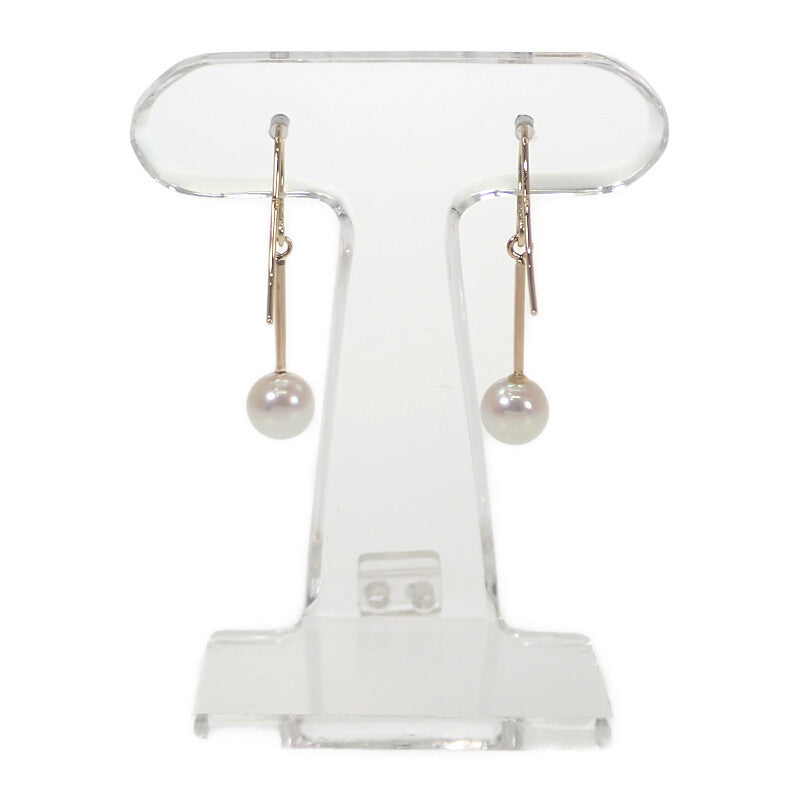 デザインジュエリー パール ピアス K18イエローゴールド パール レディース【中古】【Aランク】