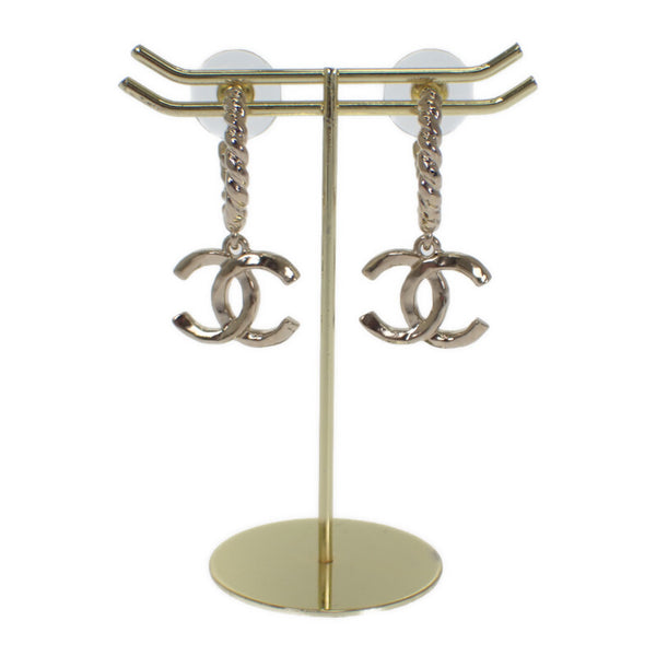 シャネル CHANEL ココマーク ピアス メタル ゴールド レディース【中古】【Aランク】