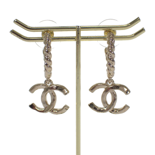 シャネル CHANEL ココマーク ピアス メタル ゴールド レディース【中古】【Aランク】