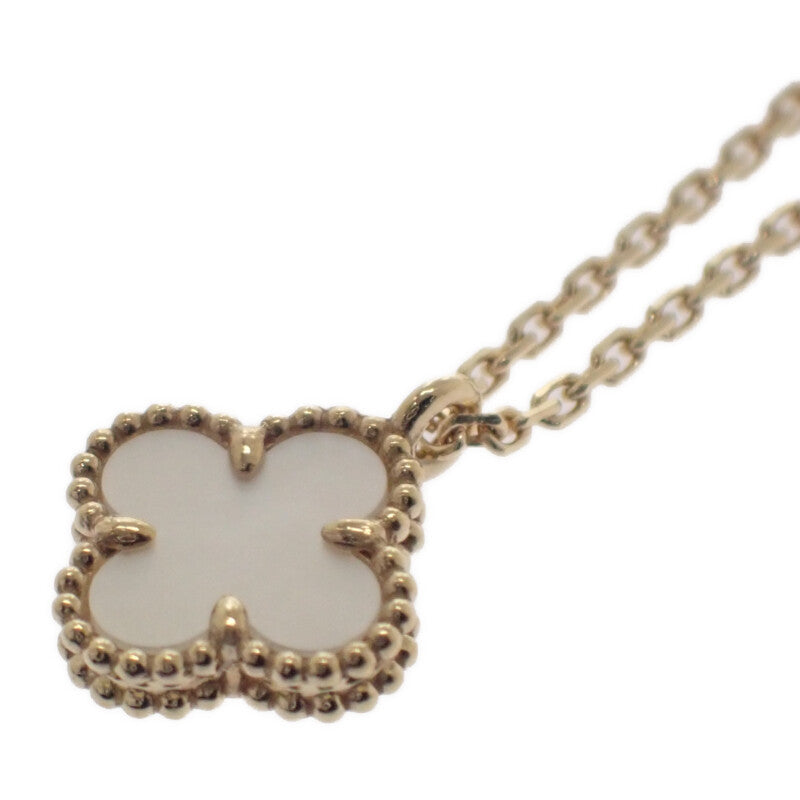 ヴァンクリーフ＆アーペル Van Cleef & Arpels スウィートアルハンブラ VCARF69100 ネックレス K18イエローゴールド マザーオブパール レディース【中古】【Aランク】