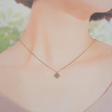 ヴァンクリーフ＆アーペル Van Cleef & Arpels スウィートアルハンブラ VCARF69100 ネックレス K18イエローゴールド マザーオブパール レディース【中古】【Aランク】