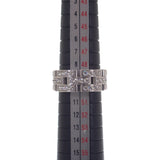 カルティエ CARTIER マイヨンパンテール 3連 10号 N4127250 リング K18ホワイトゴールド ダイヤモンド レディース メンズ【中古】【Aランク】