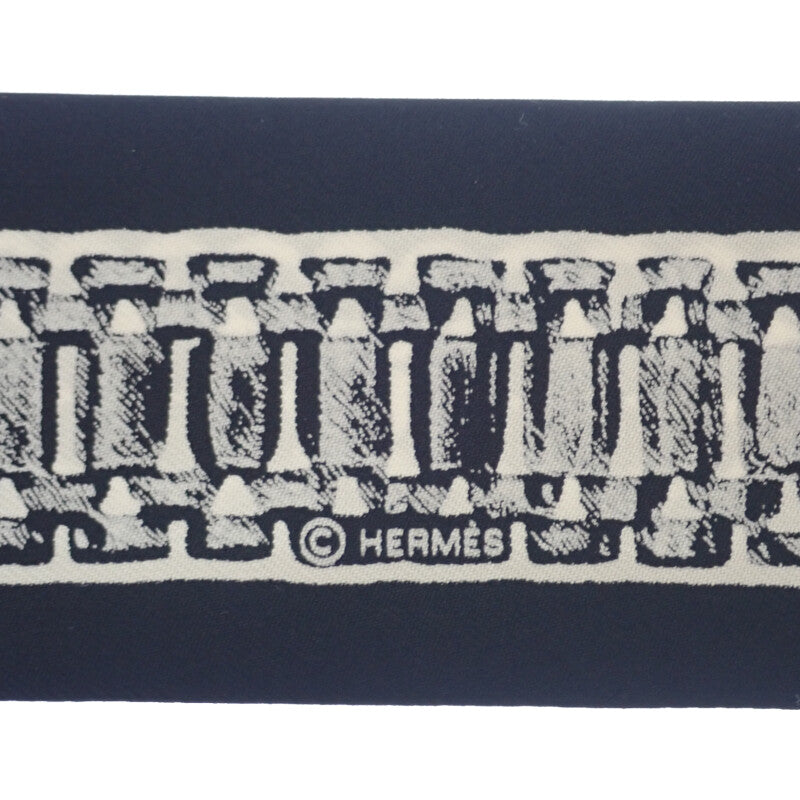 エルメス HERMES ツイリー トレゾール ドゥ メドール スカーフ シルク ブラック レディース【中古】【Aランク】