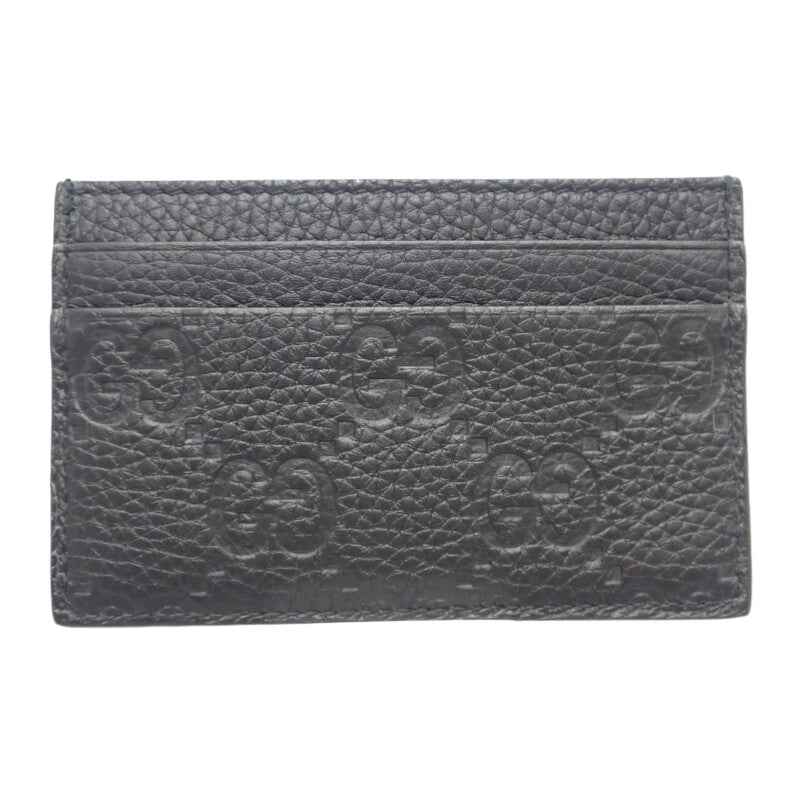 グッチ GUCCI インプリント 835151AAE511000 カードケース GGエンボス グレインレザー ブラック メンズ レディース【中古】【Aランク】 グッチ GUCCI インプリント 835151AAE511000 カードケース グレイン