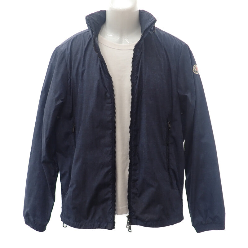 モンクレール MONCLER CAPBRETON GIUBBOTTO デニム転写 4 B1091410674553774 ナイロンジャケット ナイロン インディゴ メンズ【中古】【ABランク】