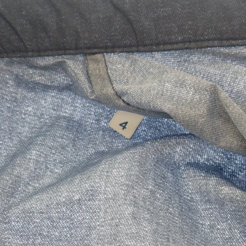 モンクレール MONCLER CAPBRETON GIUBBOTTO デニム転写 4 B1091410674553774 ナイロンジャケット ナイロン インディゴ メンズ【中古】【ABランク】