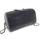 シャネル CHANEL マトラッセ ミニボストン 2025SS AP4474 B10583 2WAYバッグ ショルダーバッグ キャビアスキン ブラック ゴールド金具 レディース【中古】【Aランク】