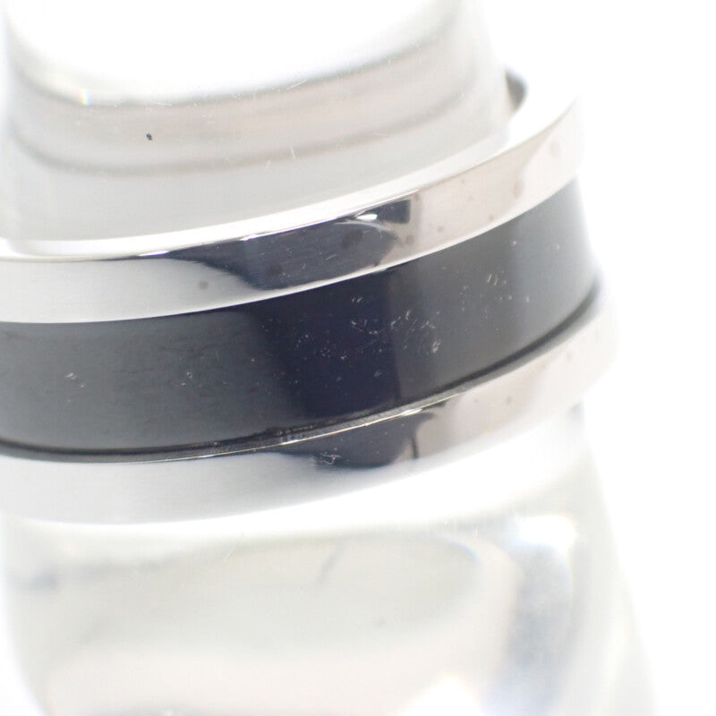 カルティエ CARTIER 2C ブラッククラッカー 2003年限定 17号 リング K18ホワイトゴールド レディース メンズ【中古】【ABランク】