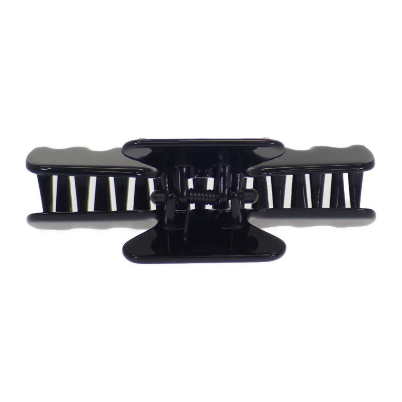 プラダ PRADA メタルクロウクリップ 1IF103_K9D_F0002 ヘアアクセサリー アルミニウム ブラック ゴールド金具 レディース【中古】【Aランク】