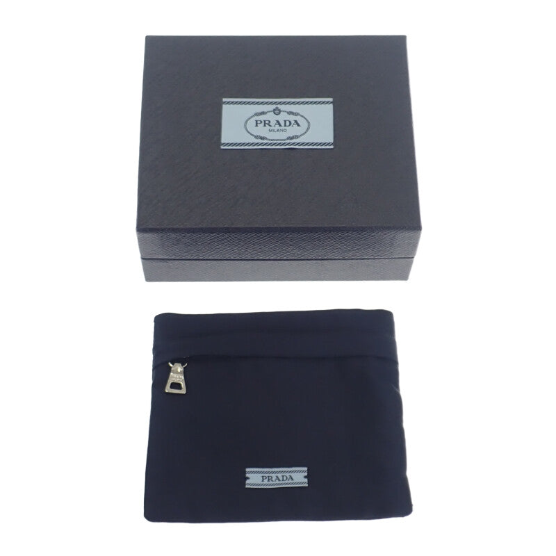 プラダ PRADA メタルクロウクリップ 1IF103_K9D_F0002 ヘアアクセサリー アルミニウム ブラック ゴールド金具 レディース【中古】【Aランク】